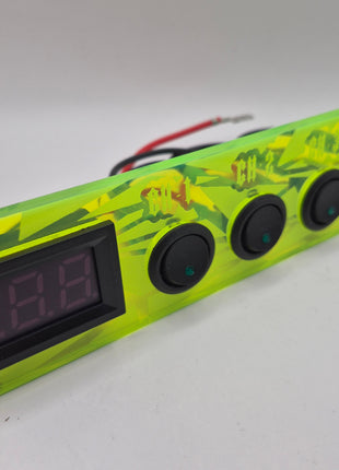 Switch Panel with Voltmeter