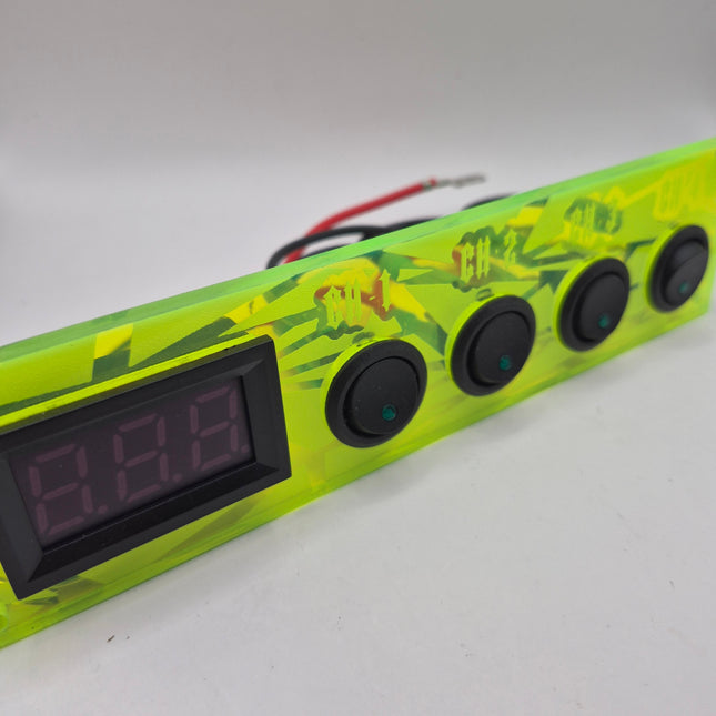 Switch Panel with Voltmeter