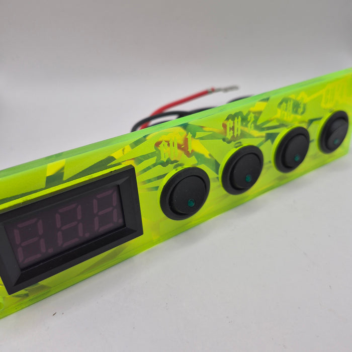 Switch Panel with Voltmeter