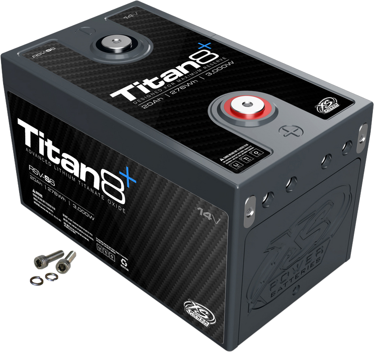 XS Power RSV-S6 Titan8 14V Lithium 1000A 276 Energy Wh Battery for 3000 Watts