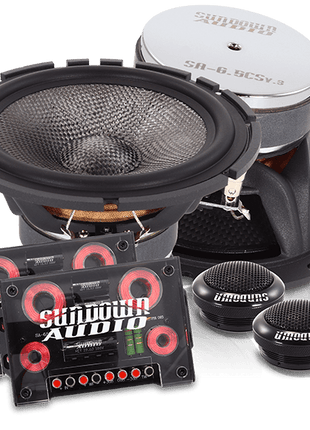 SA-6.5CS v.3 6.5" 6-1/2 Component Car Audio Speakers+Tweeters - Sundown Audio