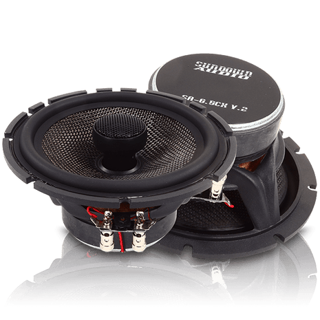 SA-6.5CX 6.5" 6-1/2 Coaxial Car Audio Speakers+Built-In Tweeters - Sundown Audio
