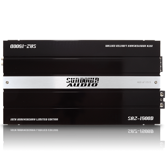 SAZ-1500 15th Anniversary Edition 1500W Class-D Amplifier - Sundown Audio