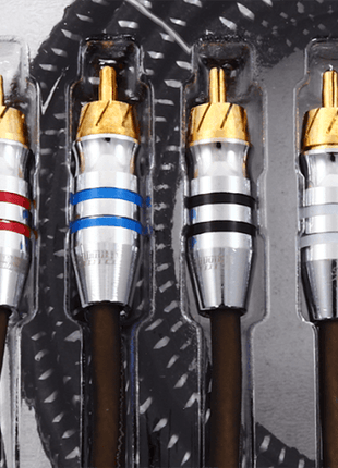 SAZ4-12FT SAZ 4-Channel RCA Interconnects - Sundown Audio