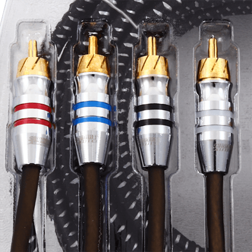 SAZ4-12FT SAZ 4-Channel RCA Interconnects - Sundown Audio