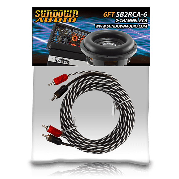 SB2-9FT 2-Channel RCA Interconnect Cables - Sundown Audio