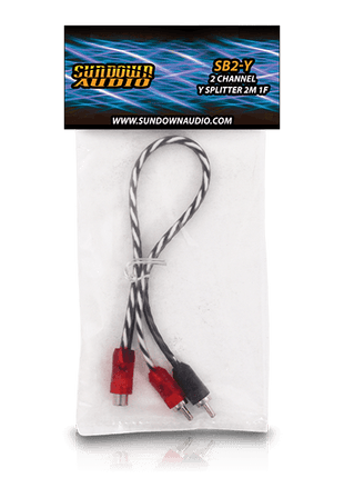 SB2-Y 2-Channel RCA Y-Splitter - Sundown Audio