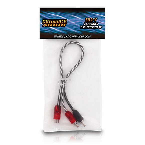 SB2-Y 2-Channel RCA Y-Splitter - Sundown Audio