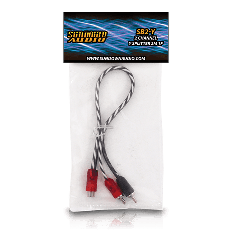SB2-Y 2-Channel RCA Y-Splitter - Sundown Audio