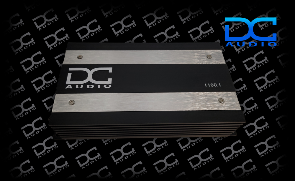 DC Audio CS-1100X1 1100 Watt Mono Block Car Audio Class D Amplifier/Amp+Bass Knob