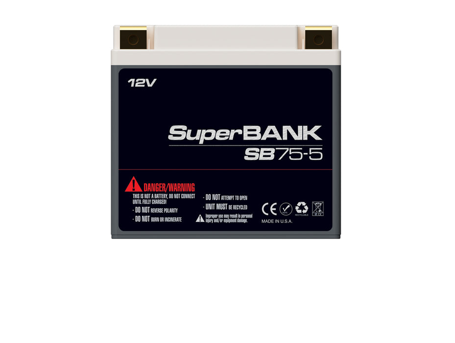 XS Power SB75-5 12v Super Capacitor Bank 75 Farad 600W