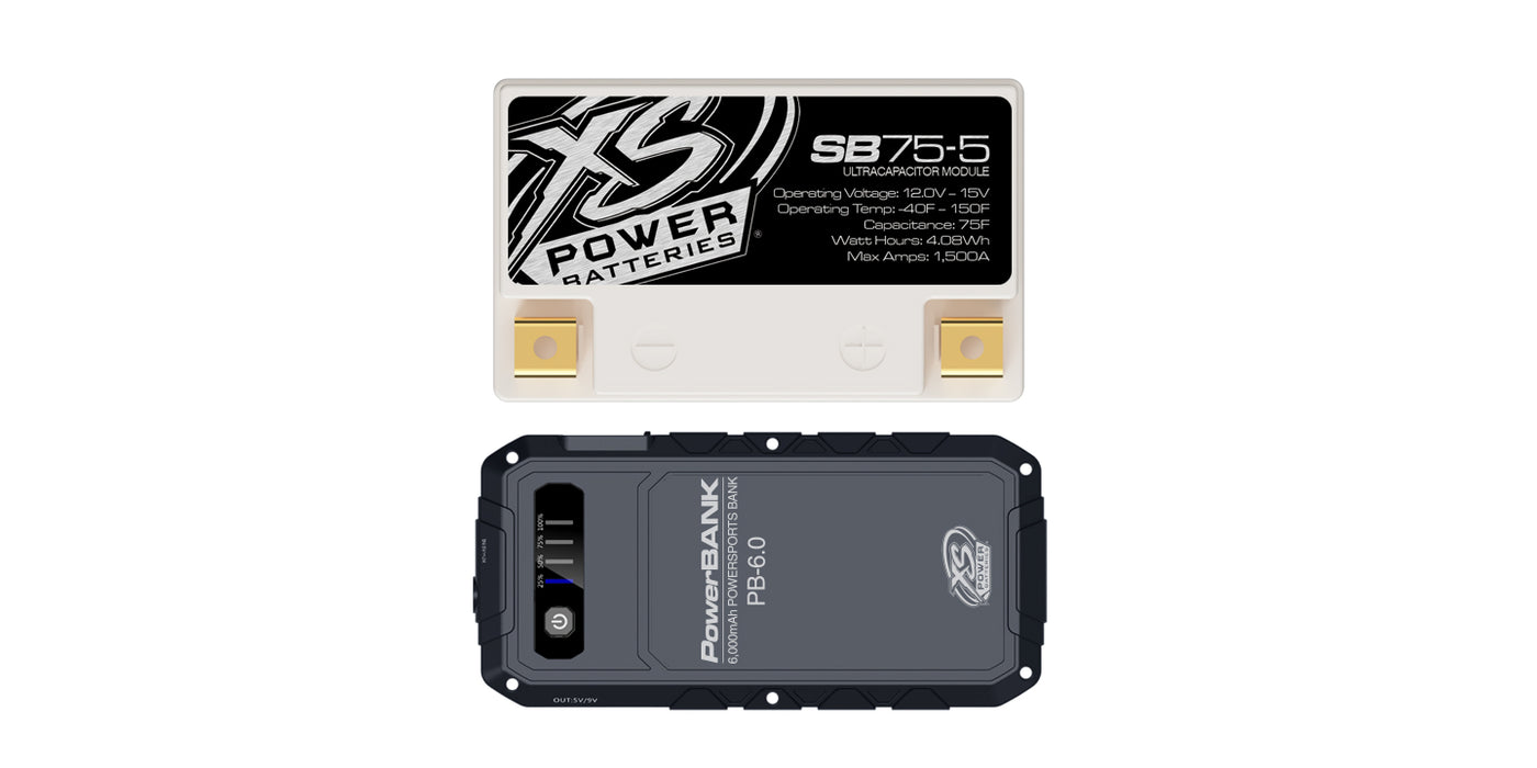 XS Power SB75-5CK 12v Combo Super Capacitor Bank 75 Farad 600W