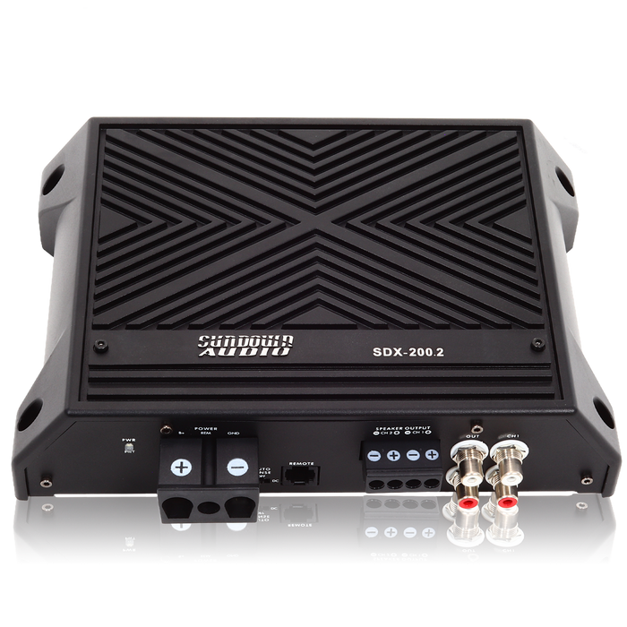 Sundown Audio SDX-200.2 2-Channel 200x2 Car Audio Amplifier/Amp