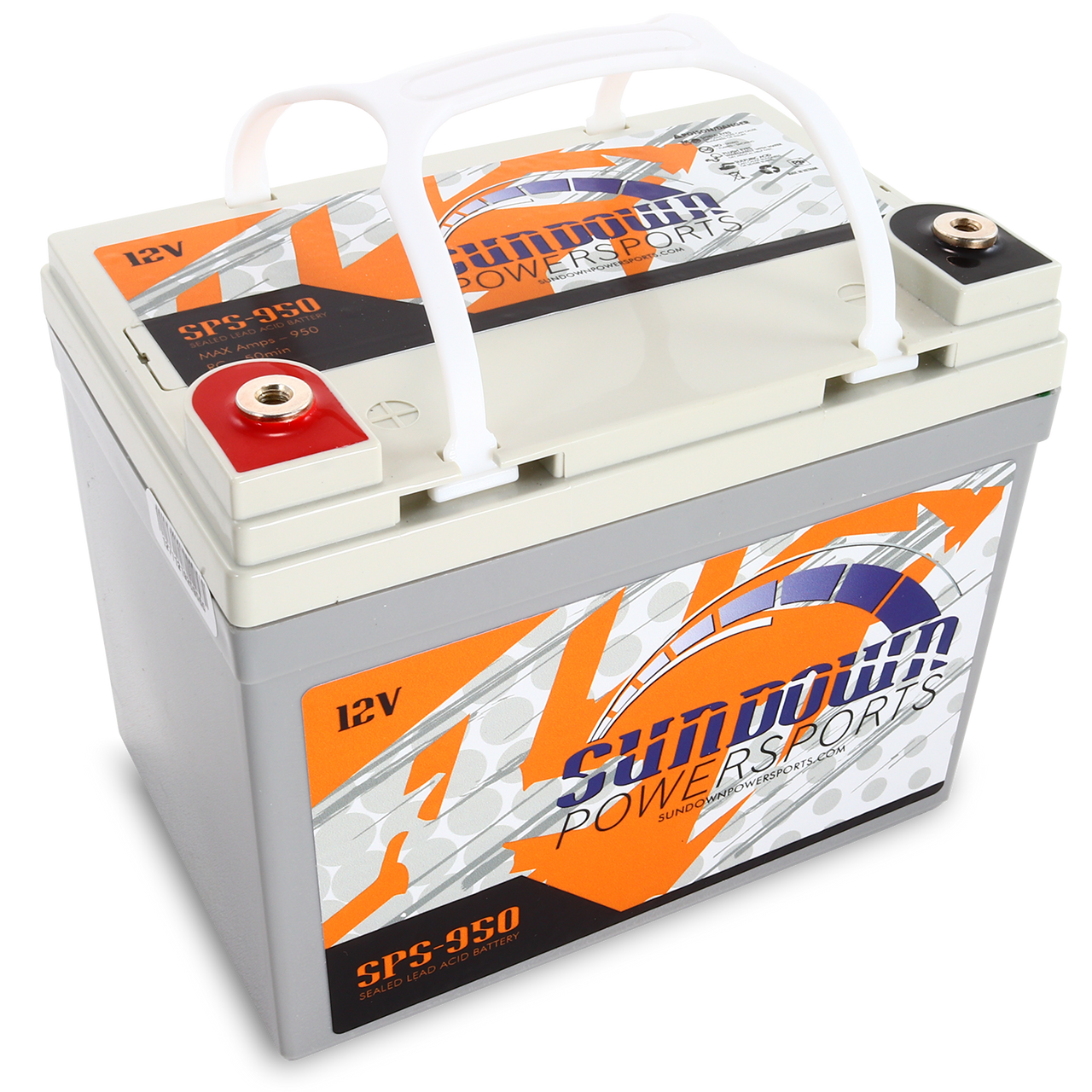 Sundown Powersports SPS-950 950A 35aH 12V AGM Battery