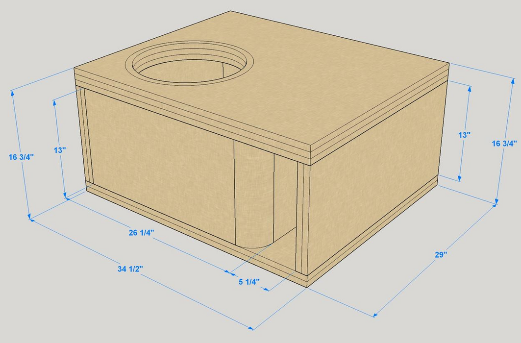 1 15 deals inch subwoofer box
