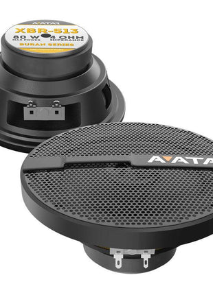 Avatar Buran Series XBR-513 5.25” 80 Watt 4-Ohm PAIR of Coaxial Speakers - Showtime Electronics