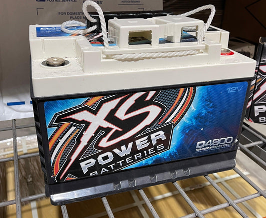 B Stock XS Power D4800 12 Volt AGM 3000 Amp Sealed Car Audio Battery/Power Cell - Showtime Electronics