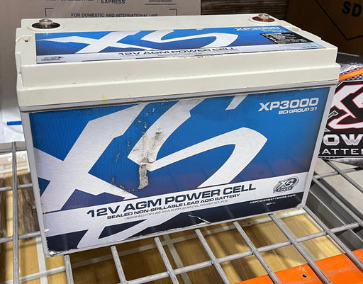 B Stock XS Power XP3000 12 Volt 3000 Amp Deep Cycle AGM Car Audio Battery/Power Cell - Showtime Electronics