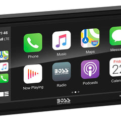 Boss MRCP9685A 6.75" Weather-Proof Double-DIN Multimedia Receiver w/ Apple CarPlay/ Android Auto - Showtime Electronics