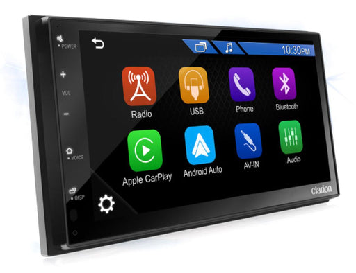 Jensen CAR710W Double-DIN Receiver w/ Apple CarPlay / Android Auto —  Showtime Electronics