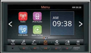 Clarion FX508 6.75" Double Din Multimedia Receiver w/ Apple Carplay/ Android Auto - Showtime Electronics