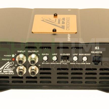 Crescendo Audio Symphony S1 Fullrange 1500W Monoblock Amplifier/Amp - Showtime Electronics