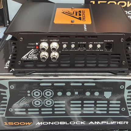 Crescendo Audio Symphony S1 Fullrange 1500W Monoblock Amplifier/Amp - Showtime Electronics