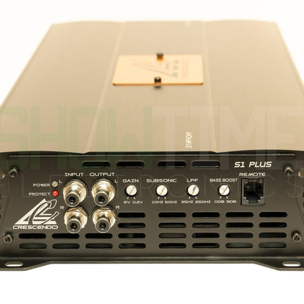 Crescendo Audio Symphony S1 Plus 2500 Watt Monoblock Amplifier - Showtime Electronics