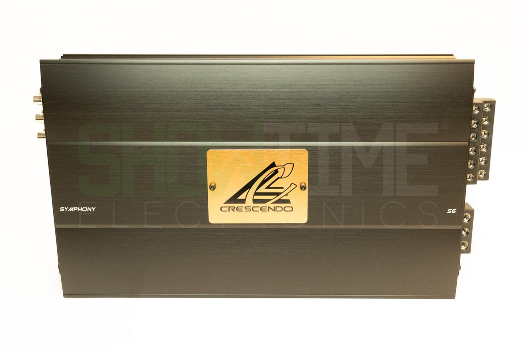 Crescendo Audio Symphony S6 6 Channel 1200W Class D Amplifier/Amp - Showtime Electronics
