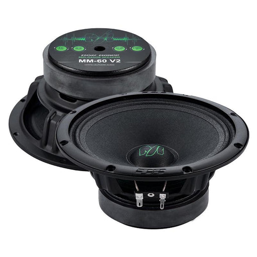 Deaf Bonce Machete MM-60 V2 6.5" 6-1/2 4-Ohm PAIR 180W Midrange Car Speakers - Showtime Electronics