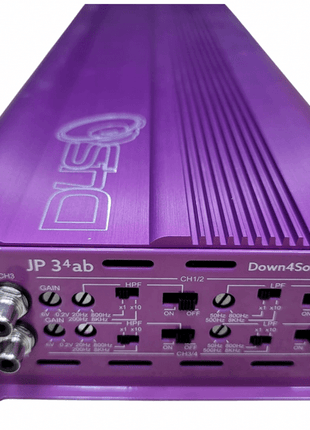 Down4Sound JP34AB | 590 WATT RMS Class AB 4CH Amplifier - Showtime Electronics