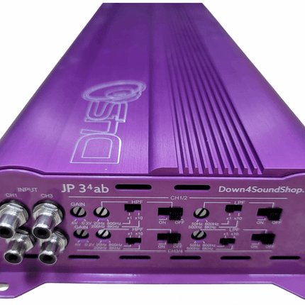 Down4Sound JP34AB | 590 WATT RMS Class AB 4CH Amplifier - Showtime Electronics