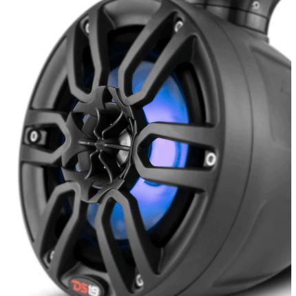 DS18 Hydro NXL-PS8BK 8" 375 Watt BLACK Pod with Integrated RGB LED Lights - Showtime Electronics