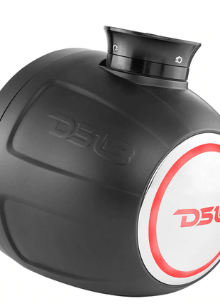 DS18 Hydro NXL-PS8BK 8" 375 Watt BLACK Pod with Integrated RGB LED Lights - Showtime Electronics