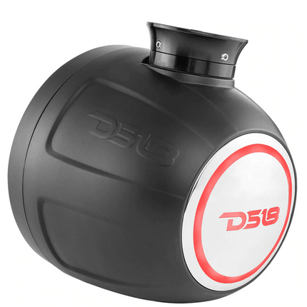 DS18 Hydro NXL-PS8BK 8" 375 Watt BLACK Pod with Integrated RGB LED Lights - Showtime Electronics