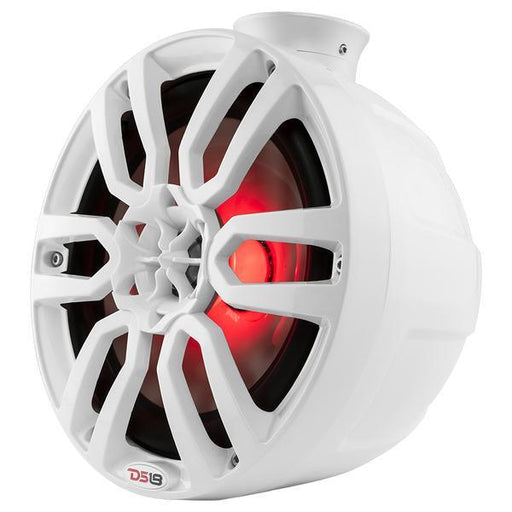 DS18 Hydro NXL-PS8W 8" 375 Watt WHITE Pod with Integrated RGB LED Lights - Showtime Electronics