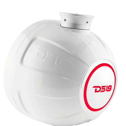 DS18 Hydro NXL-PS8W 8" 375 Watt WHITE Pod with Integrated RGB LED Lights - Showtime Electronics