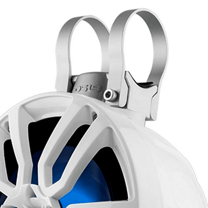 DS18 Hydro NXL-PS8W 8" 375 Watt WHITE Pod with Integrated RGB LED Lights - Showtime Electronics