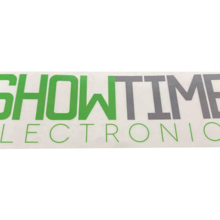 Five of Showtime Electronics 6" Clear Logo Decal Stickerpack - Showtime Electronics