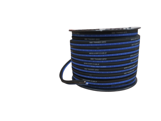 Full Tilt 16 Gauge Blue/Black 100' OFC Speaker Wire - Showtime Electronics