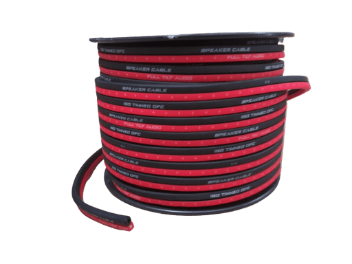 Full Tilt 16 Gauge Red/Black 100' OFC Speaker Wire - Showtime Electronics
