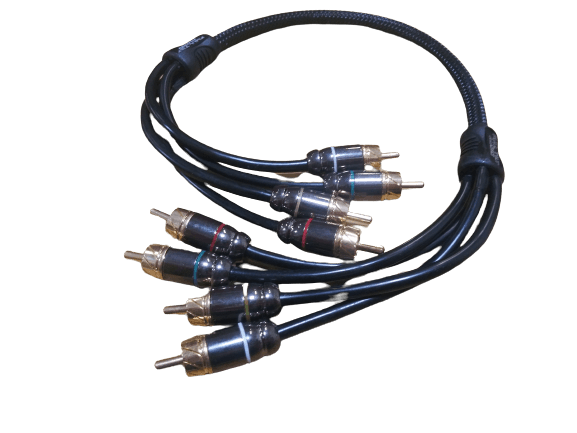 Full Tilt Audio HQ 1.5 Foot 4-Channel RCA Cable - Showtime Electronics