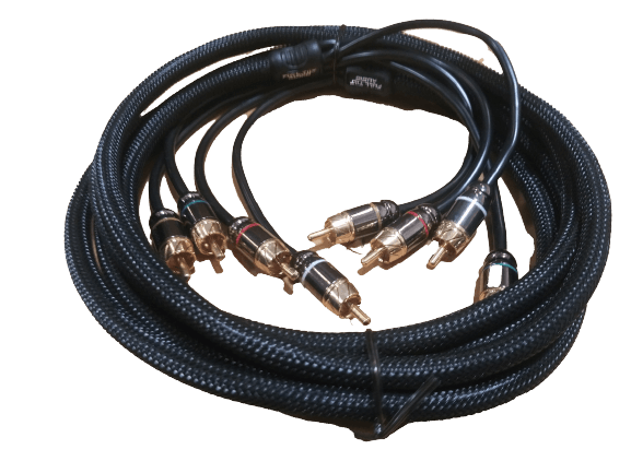 Full Tilt Audio HQ 10 Foot 4-Channel RCA Cable - Showtime Electronics