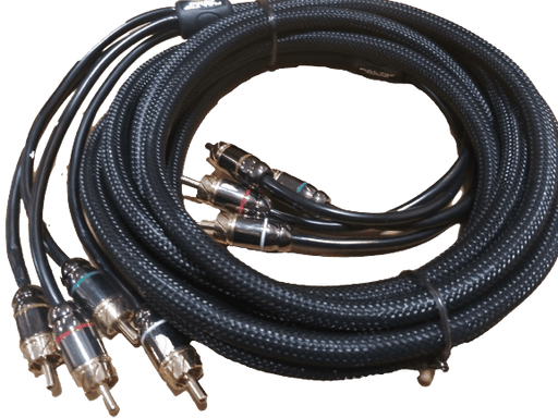 Full Tilt Audio HQ 12 Foot 4-Channel RCA Cable - Showtime Electronics