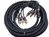 Full Tilt Audio HQ 16 Foot 4-Channel RCA Cable - Showtime Electronics
