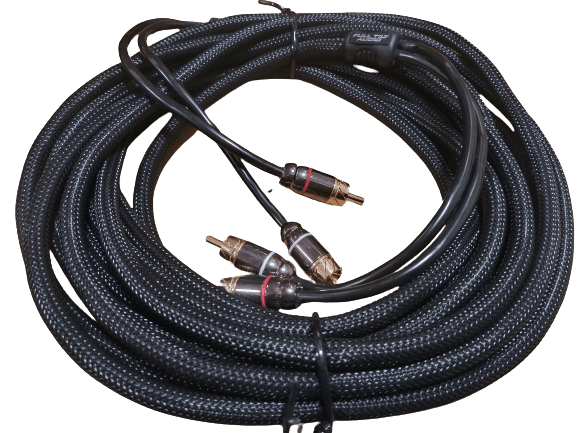 Full Tilt Audio HQ 20 Foot 2-Channel RCA Cable - Showtime Electronics