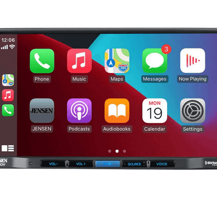 Jensen CAR710W Double-DIN Receiver w/ Apple CarPlay / Android Auto - Showtime Electronics