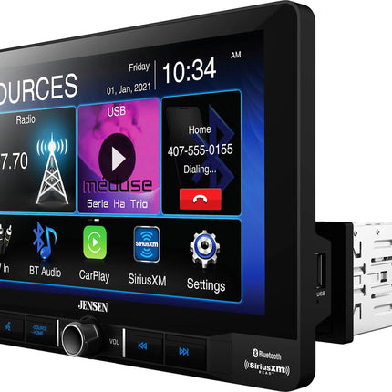 Jensen CAR910W 9″ Multimedia Receiver w/ Wireless Apple CarPlay / Android Auto - Showtime Electronics