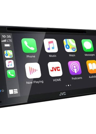 JVC KW-V660BT 6.8" Double Din Multimedia Receiver w/ Apple CarPlay / Android Auto - Showtime Electronics