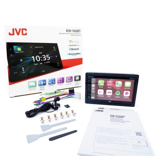 JVC KW-V66BT 6.8" Double Din Multimedia Receiver w/ Apple CarPlay / Android Auto - Showtime Electronics